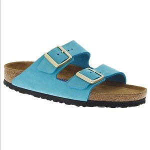 Birkenstock Nubuk Turquoise RARE